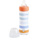 CHICCO Fľaša dojčenská sklo Well-being silikón 240ml chlapec