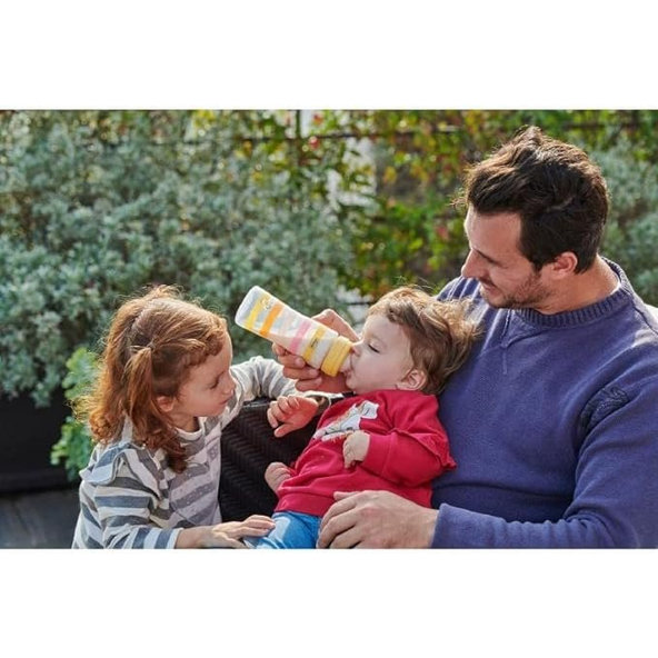 CHICCO Fľaša dojčenská Well-being silikón 330ml dievča