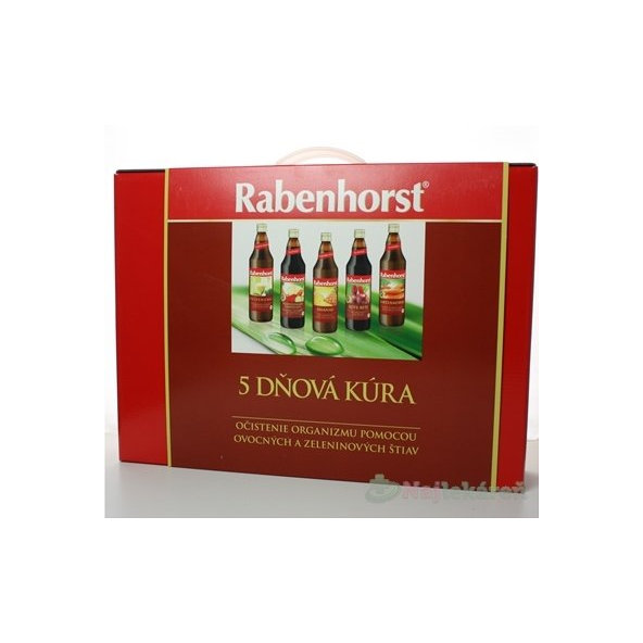 Rabenhorst 5 dňová očistná kúra  5 x 750 ml