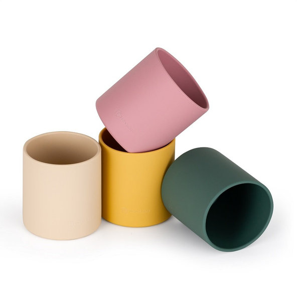 PETITE&MARS Hrnček silikonový Take&Match Desert Sand 6m+