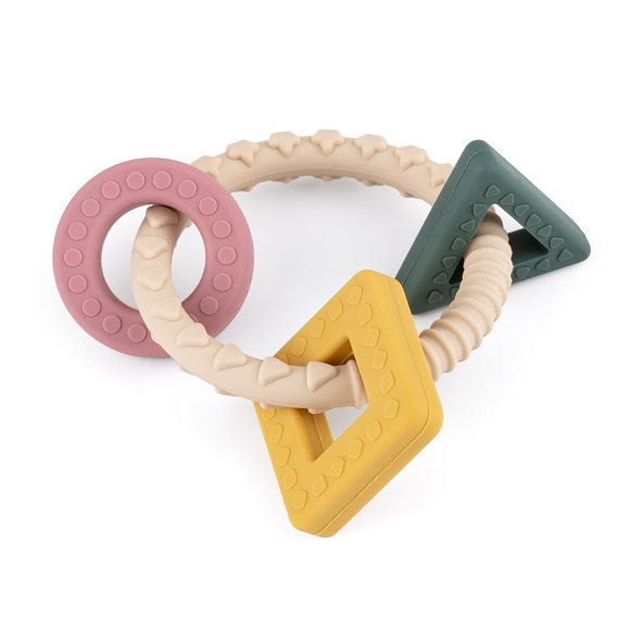 PETITE&MARS Hryzačka silikónová Figures 0m+