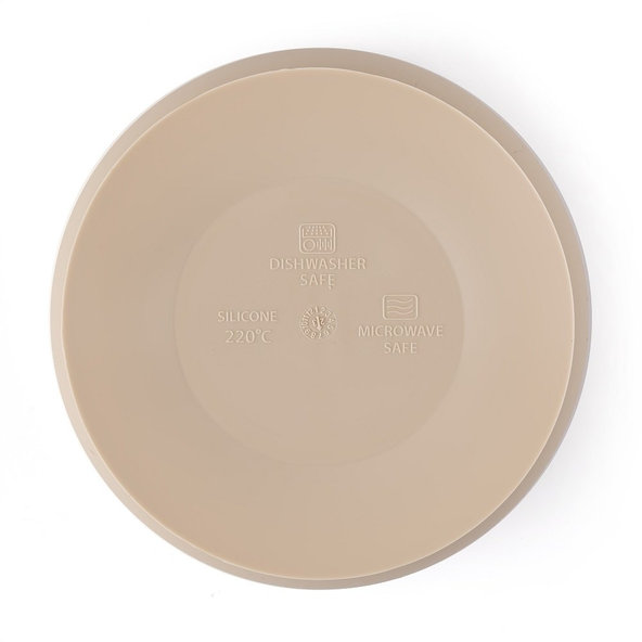 PETITE&MARS Miska dvojfarebná silikónová Take&Match Desert Sand 6m+