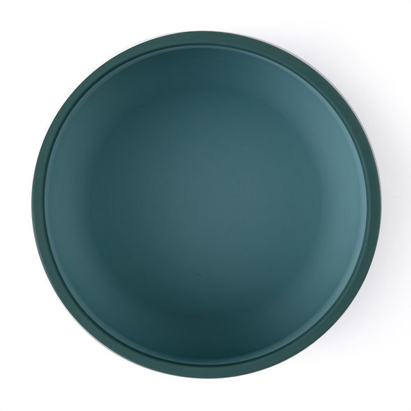 PETITE&MARS Miska dvojfarebná silikónová Take&Match Misty Green 6m+