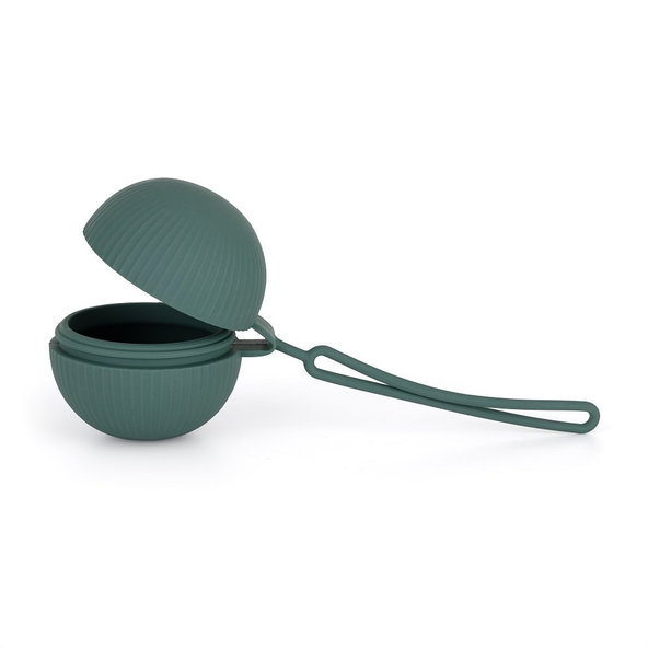 PETITE&MARS Puzdro silikónové na cumlík Take&Match Misty Green 0m+