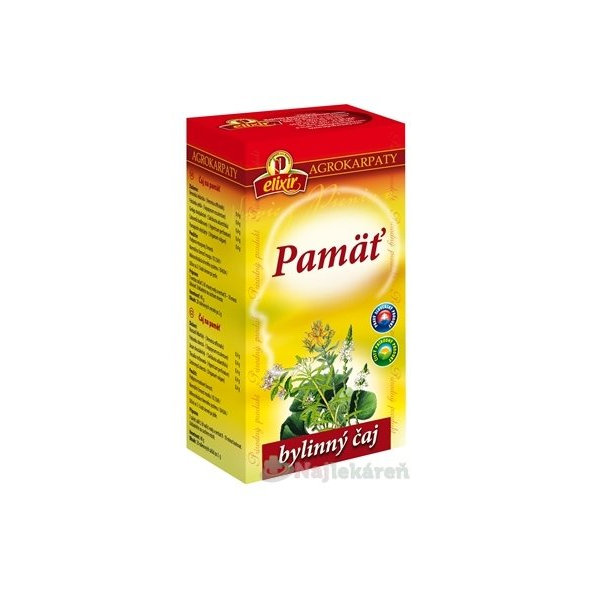 Agrokarpaty bylinný čaj na pamäť, 20x2g