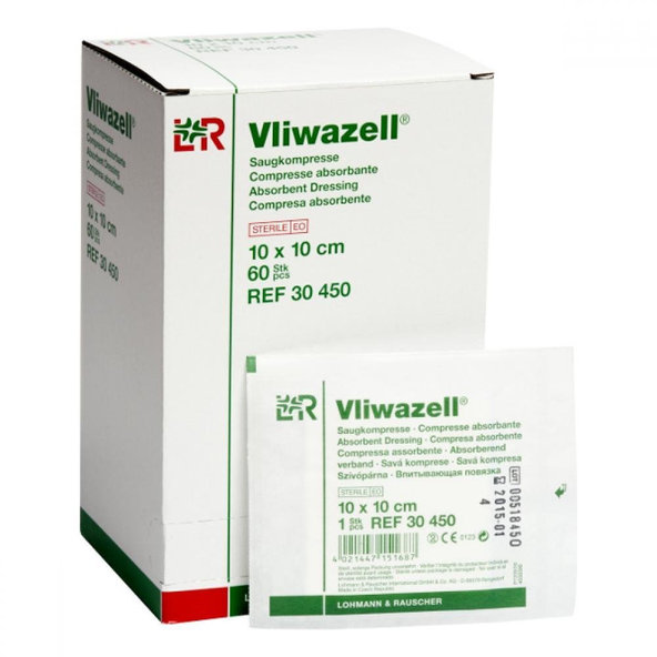 VLIWAZELL KOMPRESY SAVÉ NESTERILNÉ 10x10cm 25ks