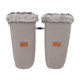 PETITE&MARS Set fusak Comfy 4v1 + rukavice Fjora Mocha Mousse