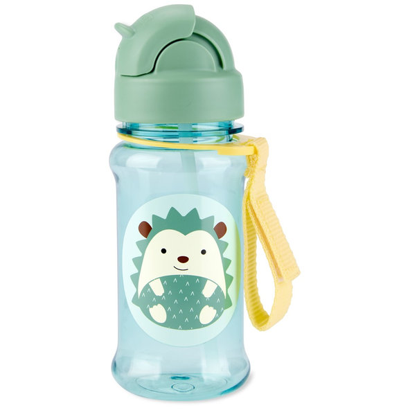 SKIP HOP Zoo tritan fľaša so slamkou Ježko 12m+ 355 ml