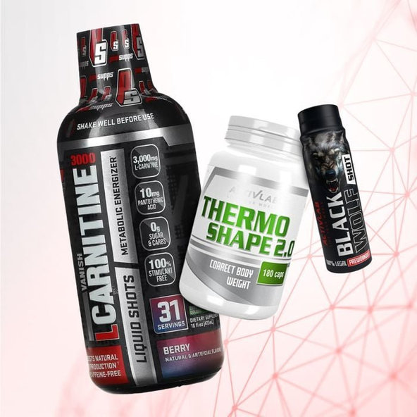 VANISH® L-CARNITINE LIQUID SHOTS - ProSupps, príchuť modrá malina, 465ml