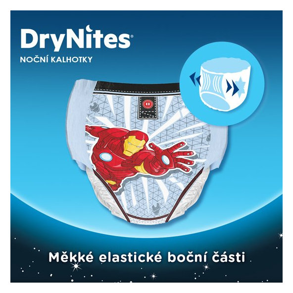 HUGGIES® DryNites Nohavičky plienkové jednorazové pre dievča 8-15 rokov (27-57 kg) 9 ks