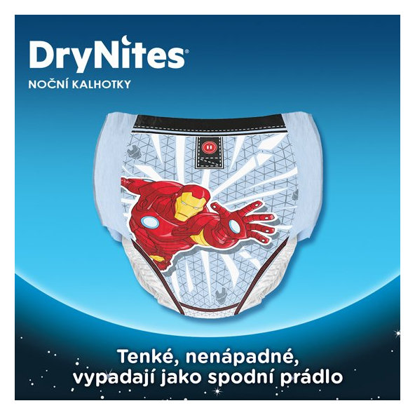 HUGGIES® DryNites Nohavičky plienkové jednorazové pre dievča 8-15 rokov (27-57 kg) 9 ks