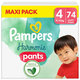 2x PAMPERS Nohavičky plienkové Harmonie Pants veľ. 4 (74 ks) 9-15 kg