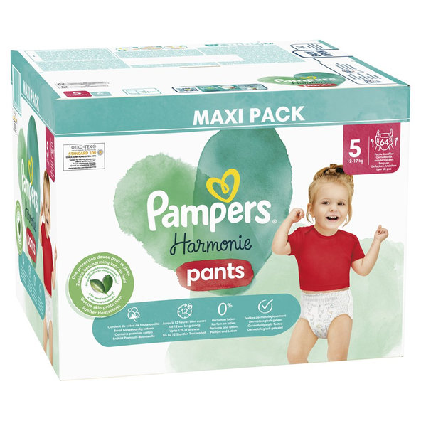 2x PAMPERS Nohavičky plienkové Harmonie Pants veľ. 5 (64 ks) 12-17 kg