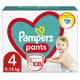 2x PAMPERS Pants Nohavičky plienkové jednorazové 4 (9-15 kg) 108 ks - MEGA PACK
