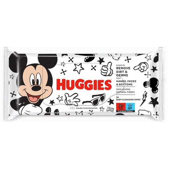 4x HUGGIES® Obrúsky vlhčené Mickey Mouse 56 ks