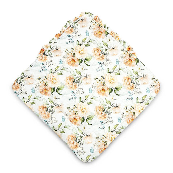 SENSILLO Zavinovačka s volánikom pivonka bavlna 75x75 cm