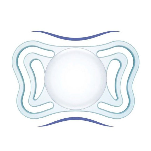 CHICCO Cumlík Physio Light silikónový nočný 16-36m, 2ks