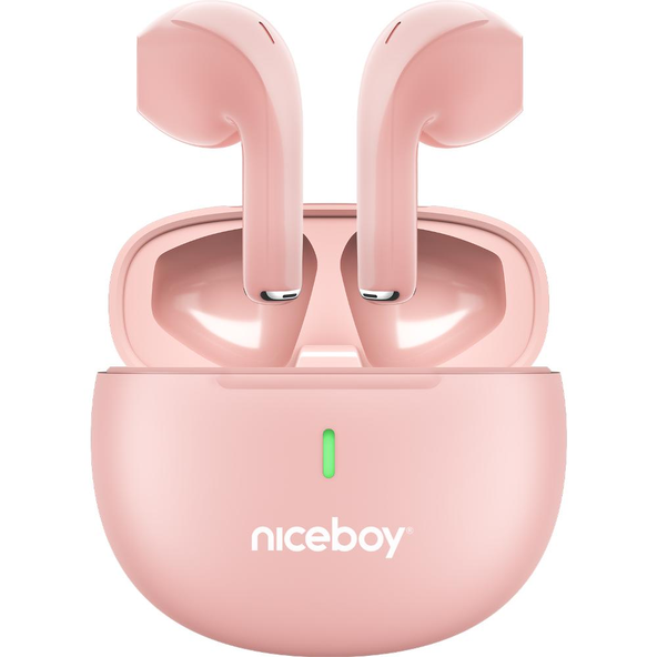 HIVE Beans POP ružová TWS slúch. Niceboy