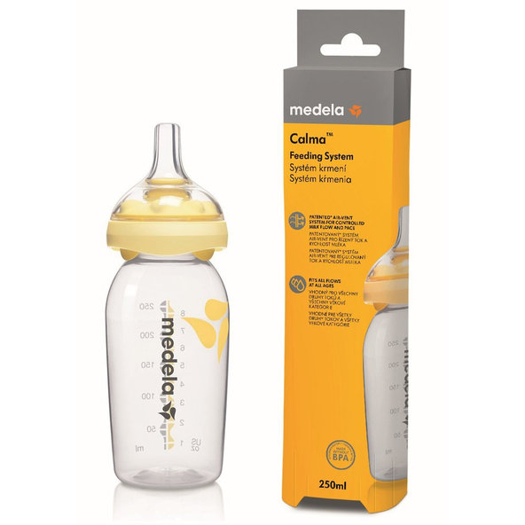 MEDELA Fľaša pre dojčené deti Calma™ - s fľašou 250 ml