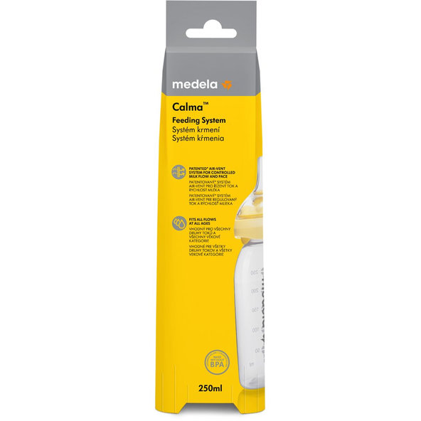 MEDELA Fľaša pre dojčené deti Calma™ - s fľašou 250 ml