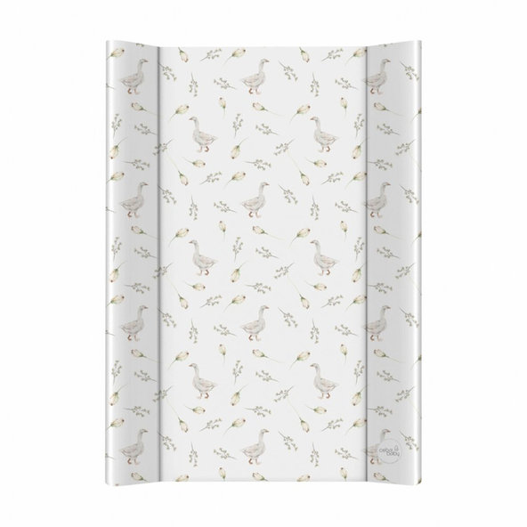 CEBA Podložka prebaľovacia 2-hranná s pevnou doskou (50x70) Basic Goose