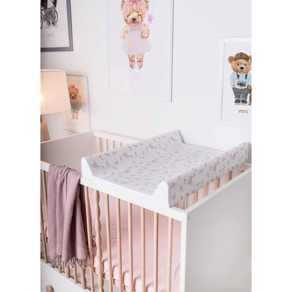 CEBA Podložka prebaľovacia 2-hranná s pevnou doskou (50x70) Basic Goose