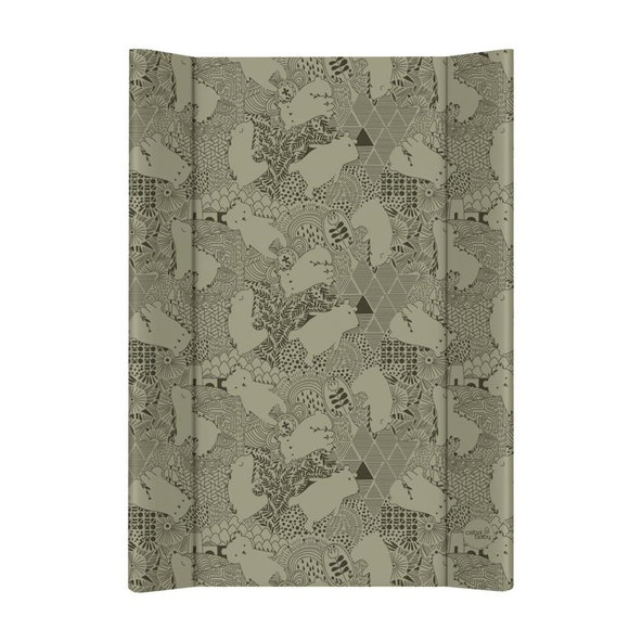 CEBA Podložka prebaľovacia 2-hranná s pevnou doskou (50x70) Basic Patterns