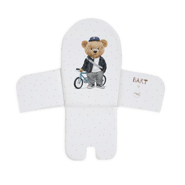 CEBA Vložka do jedálenskej stoličky (38x28) Basic Bart