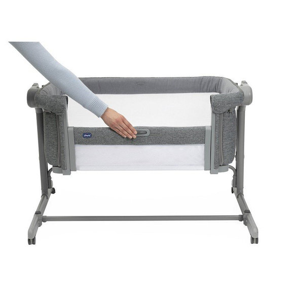 CHICCO Postieľka Next2Me Magic Evo - Dark Grey
