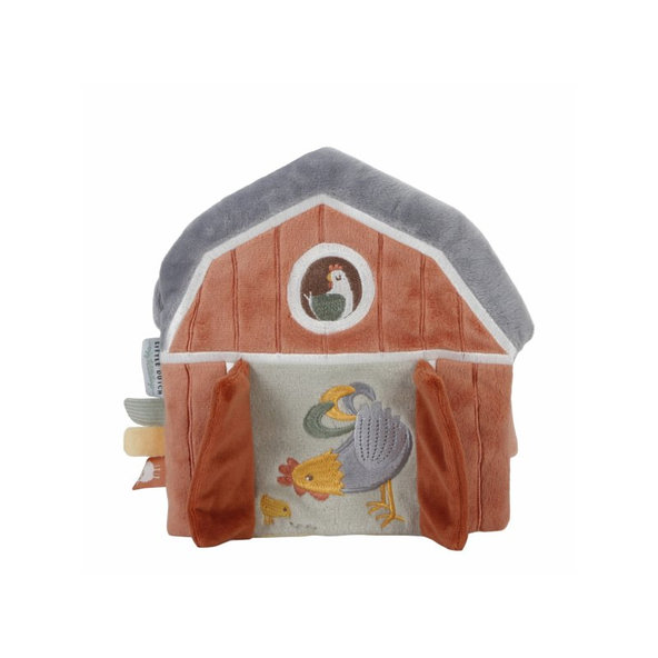 LITTLE DUTCH Knižka textilná s aktivitami sliepočka Farma