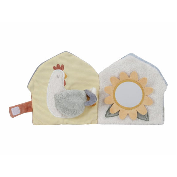 LITTLE DUTCH Knižka textilná s aktivitami sliepočka Farma