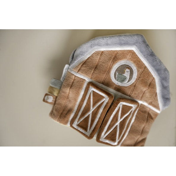 LITTLE DUTCH Knižka textilná s aktivitami sliepočka Farma