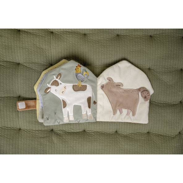 LITTLE DUTCH Knižka textilná s aktivitami sliepočka Farma