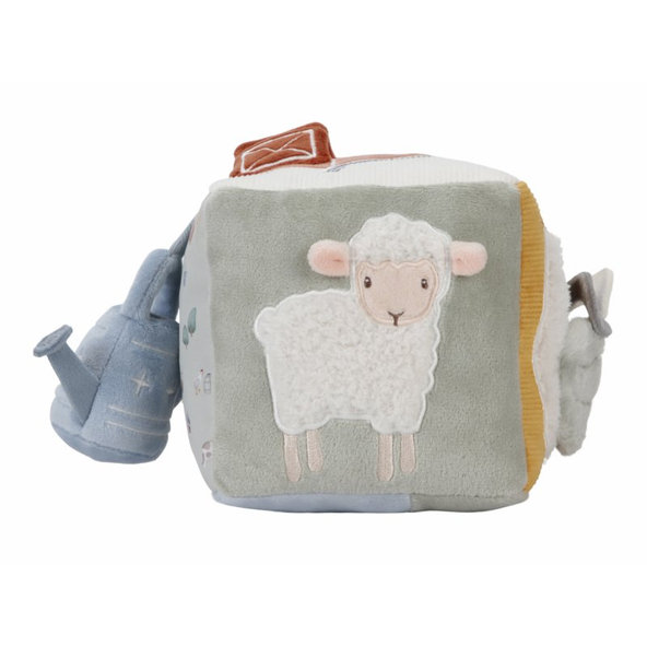 LITTLE DUTCH Kocka textilná s aktivitami Farma