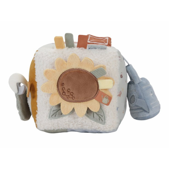 LITTLE DUTCH Kocka textilná s aktivitami Farma