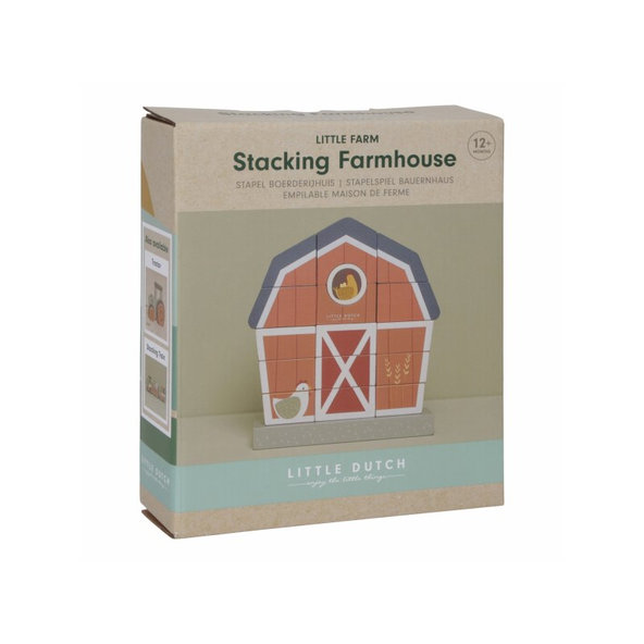 LITTLE DUTCH Stavebnica drevená Farma
