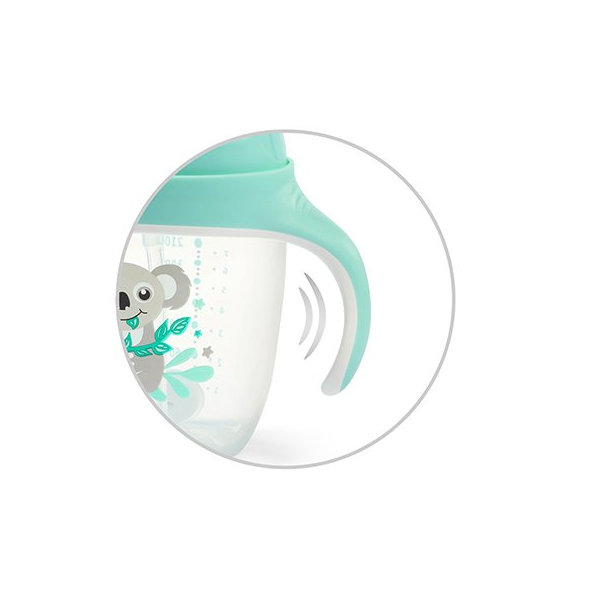 BABYONO Hrnček učiaci so slamkou Koala 6m+