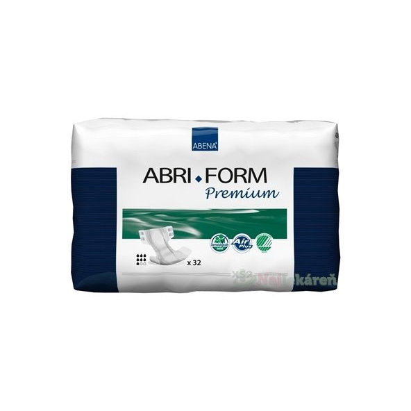 ABENA ABRI FORM Premium XS2 plienkové nohavičky priedušné, boky 50-60 cm, savosť 1400 ml 32ks