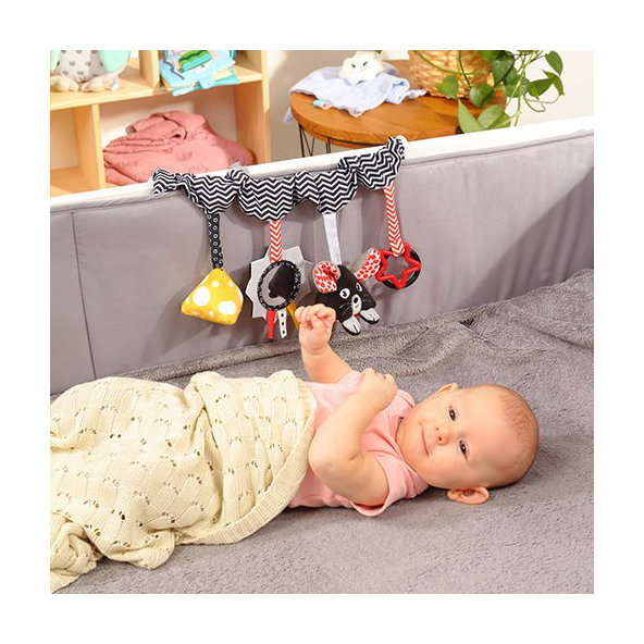 BABYONO Deka pletená bambusová ecru 75x100 cm