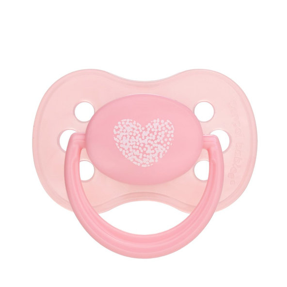 CANPOL BABIES Cumlík kaučukový čerešňa 0-6 m Pastels - ružový