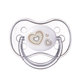 CANPOL BABIES Cumlík silikónový symetrický 0-6m Newborn Baby - béžová