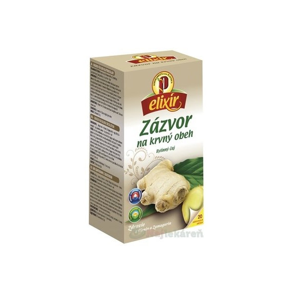 AGROKARPATY ZÁZVOR na krvný obeh, 20x1,5g