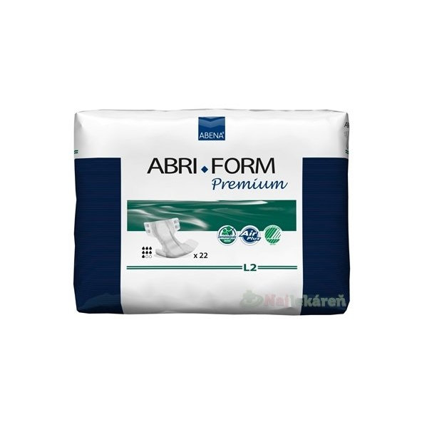 ABENA ABRI FORM Premium L2 plienkové nohavičky priedušné, boky 100-150cm, savosť 3100ml, 22ks