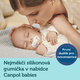 CANPOL BABIES Set symetrických silikónových cumlíkov 6-18m Royal baby modrý