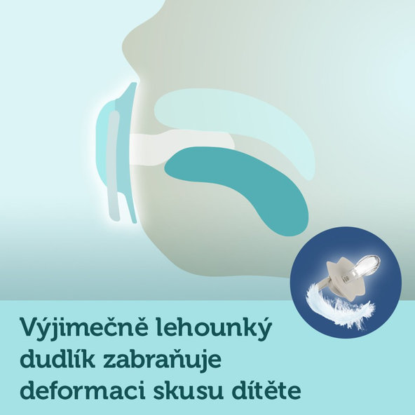 CANPOL BABIES Set symetrických silikónových cumlíkov 6-18m Royal baby modrý