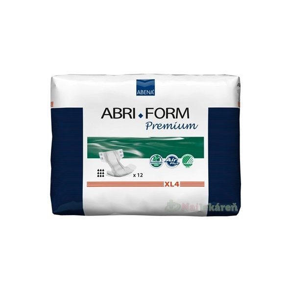 ABENA ABRI FORM Premium XL4 plienkové nohavičky priedušné, boky 110-170cm, savosť 4000ml, 12ks