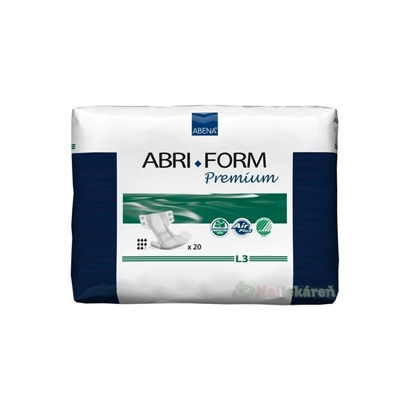 ABENA ABRI FORM Premium L3 plienkové nohavičky priedušné, boky 100-150cm, savosť 3400ml, 20ks