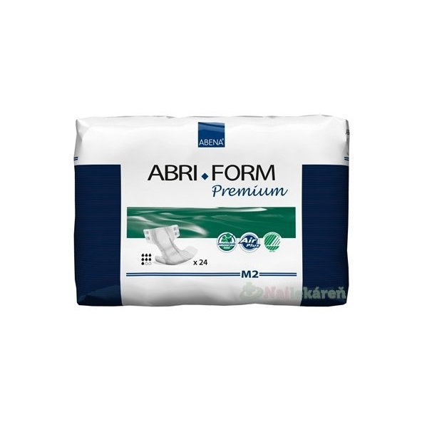 ABENA ABRI FORM Premium M2 plienkové nohavičky priedušné, boky 70-110cm, savosť 2600ml, 24ks