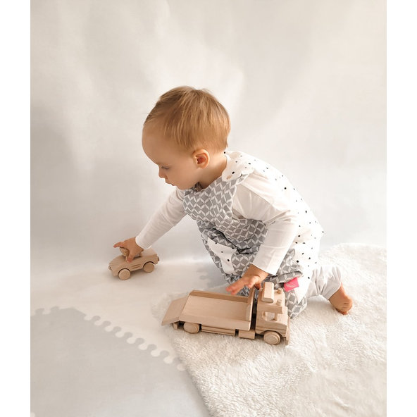 MOTHERHOOD Vak spací s nohavicami a vreckom Beige Classics 1-1,5r 2 tog