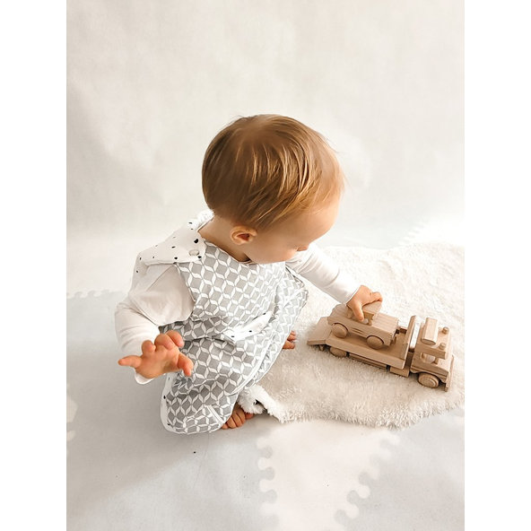 MOTHERHOOD Vak spací s nohavicami a vreckom Beige Classics 1-1,5r 2 tog